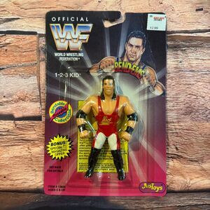 Just Toys 1-2-3 Kid WWF Bend-Ems Wrestling Action Figure 5" Series 4